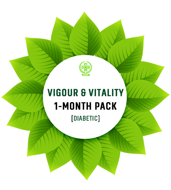 Vigour, Vitality 1 month pack for  Diabetic Patients