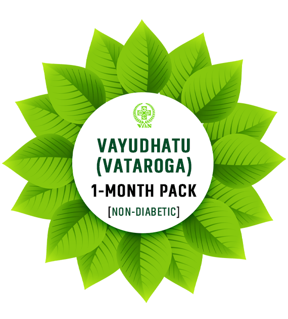 Vayudhatu (Vataroga) 1 month pack for non diabetic Patients