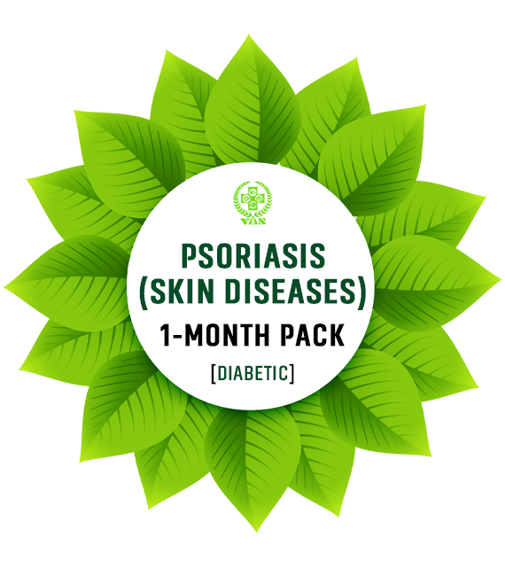 Psoriasis - Skin Diseases 1 month pack for  diabetic patients