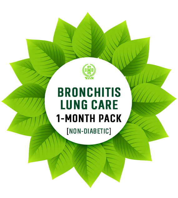 Bronchitis - Lung Care 1 month pack for non diabetic patients