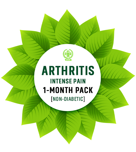 Arthritis (Intense pains) 1 month  Pack   for Non Diabetics