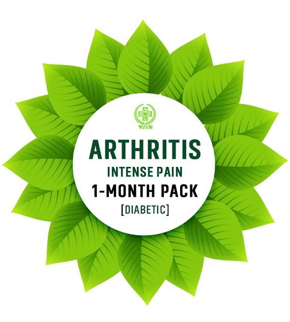 Arthritis (Intense pains) 1 month Pack for Diabetics