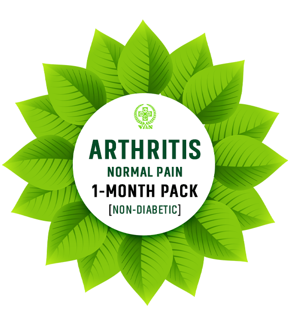 Arthritis (Normal pains) 1 month Pack for Non Diabetic Patients